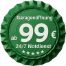 Garagenöffnung ab 99 Euro und 24/7 Notdienst