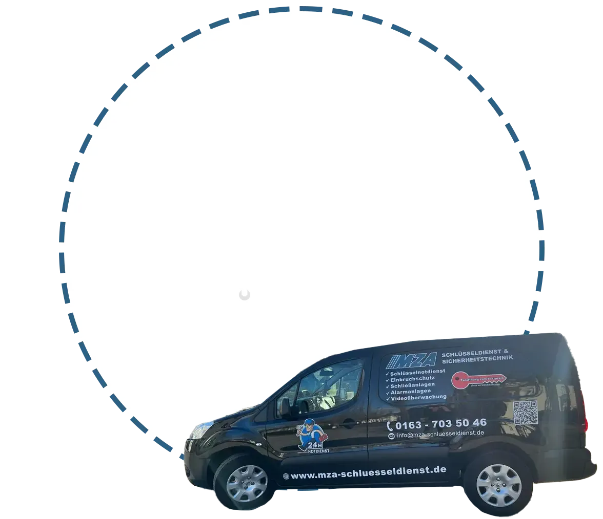MZA Schlüsseldienst Firmenwagen für mobile Einsätze in Ratingen